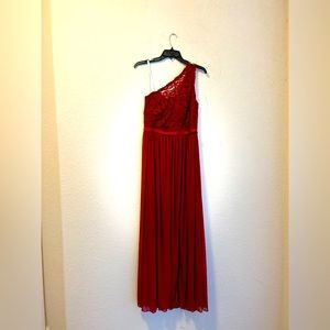 Size 6 bridesmaids dress one shoulder